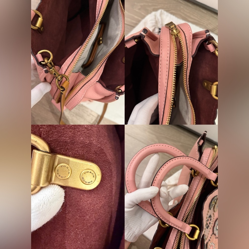 Coach 1941 Rogue 31 With Tea Rose Rivets Peony - Picture 14 of 15